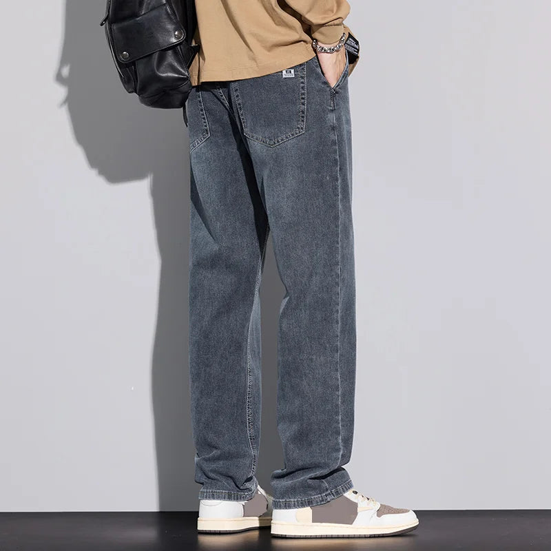 Men's Loose-Fit Straight-Leg Jeans