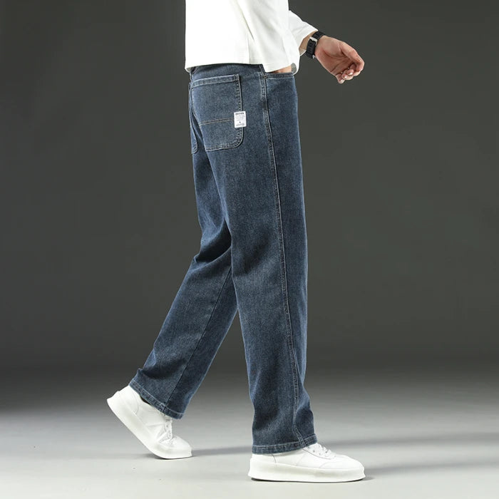Men's Straight-Leg Wide-Leg Business Casual Trousers