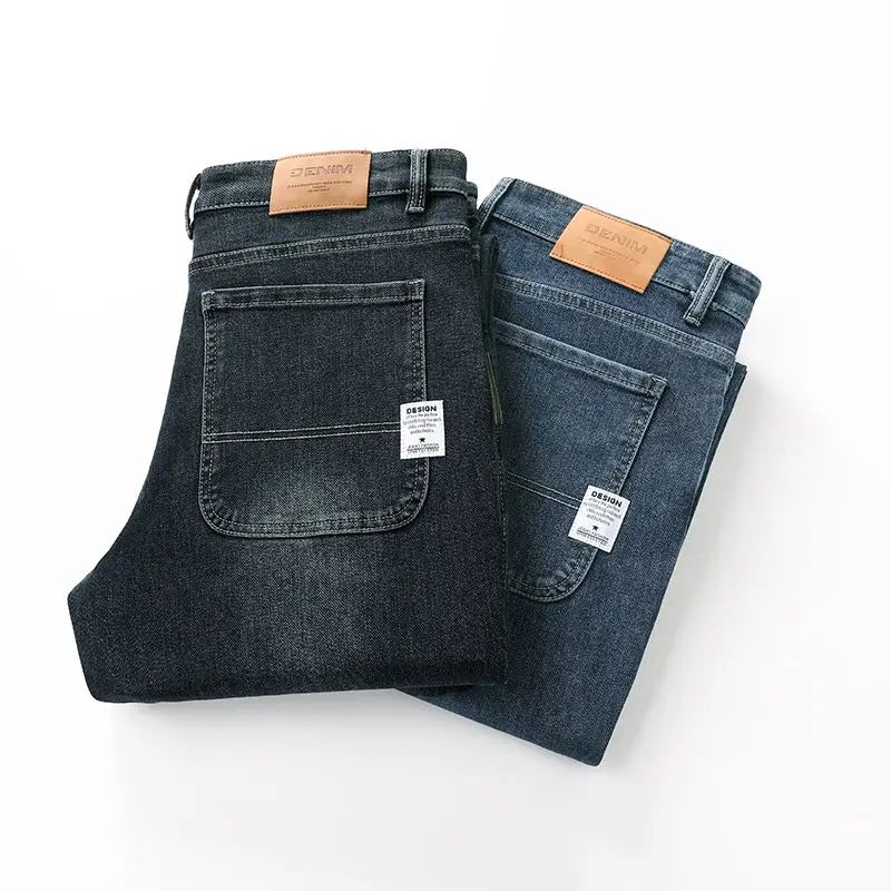 Men's Loose-Fit Denim Jeans (Spring/Autumn)