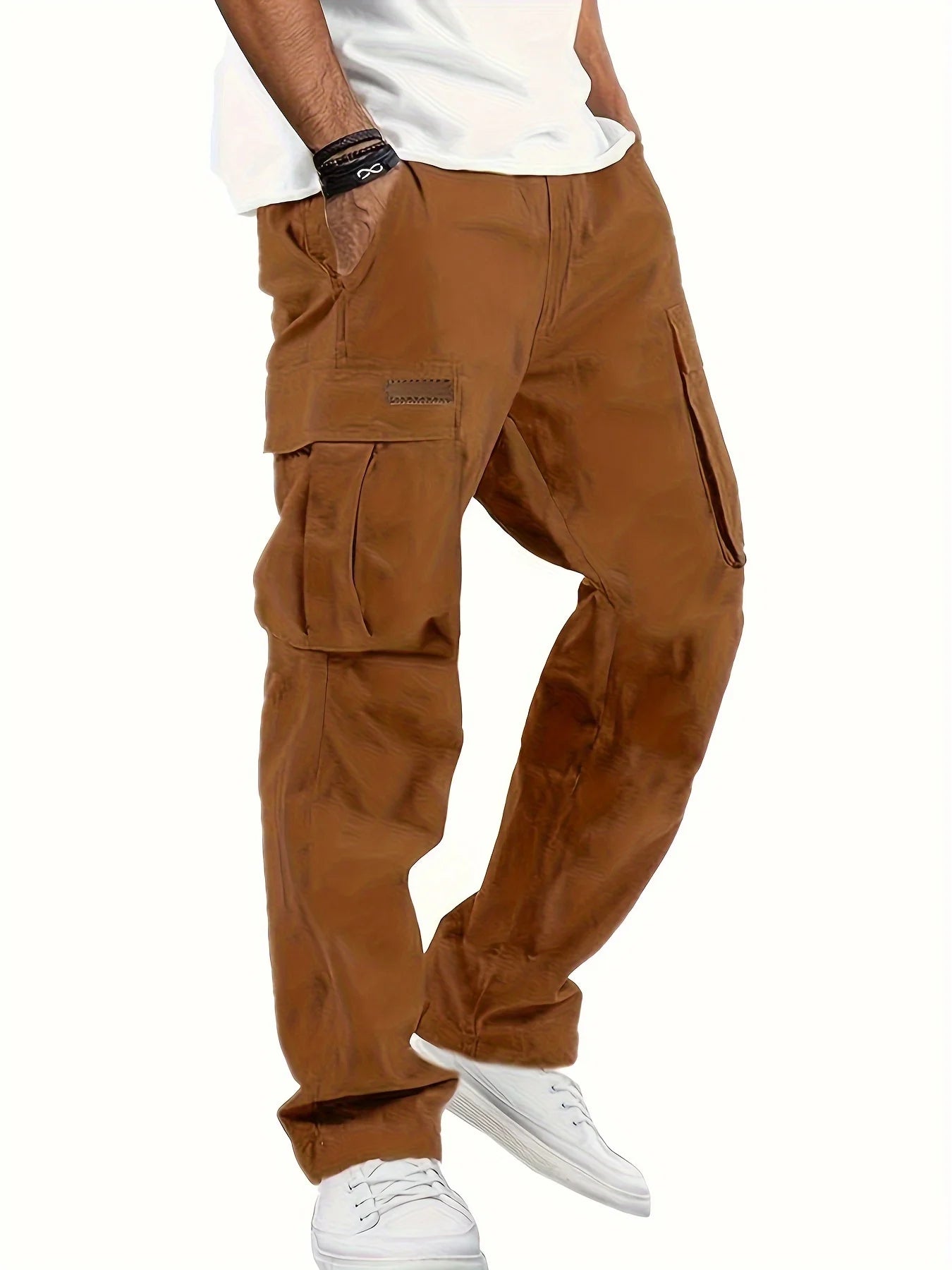 American-Style High-Street Multi-Pocket Cargo Pants