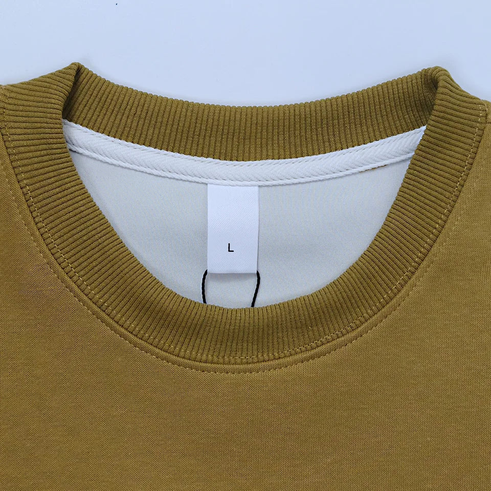 Spring/Autumn Unisex Loose-Fit Solid-Color Casual Sports Pullover