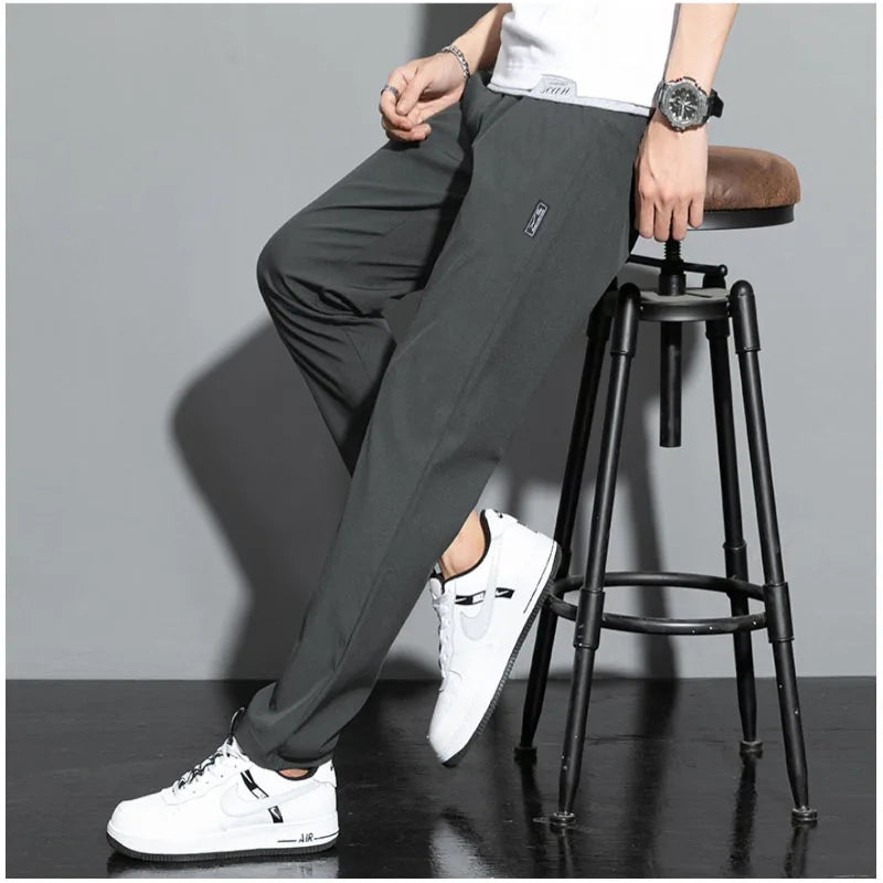 Men's Summer Ice Silk Trousers
