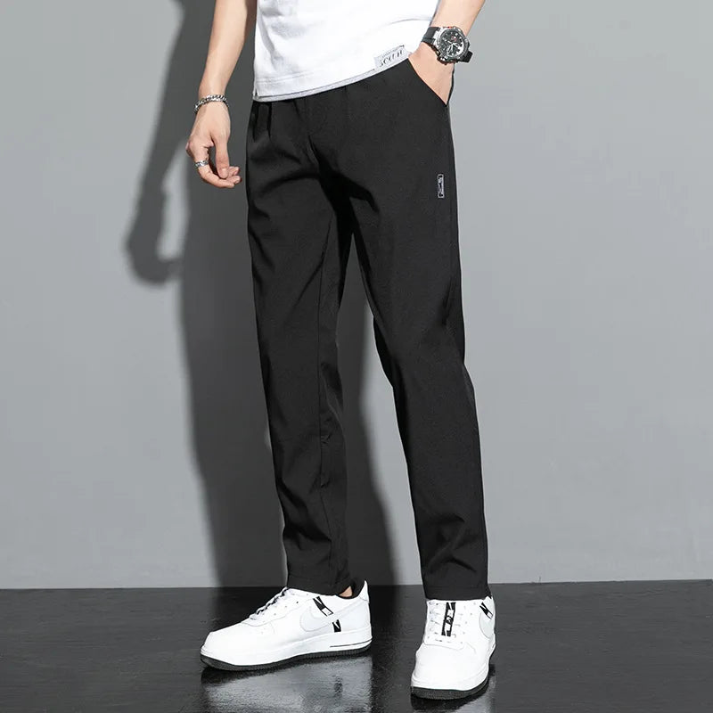 Men's Summer Ice Silk Trousers