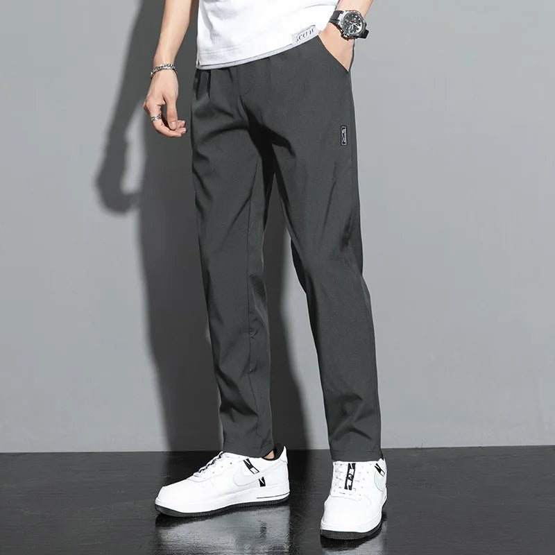 Men's Summer Ice Silk Trousers
