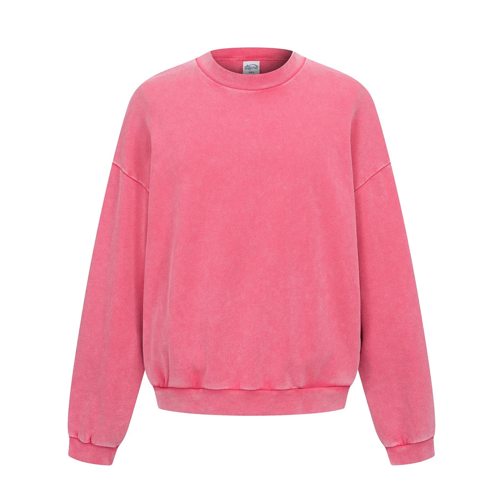 Men's Retro Loose-Fit Pullover (with Pockets)