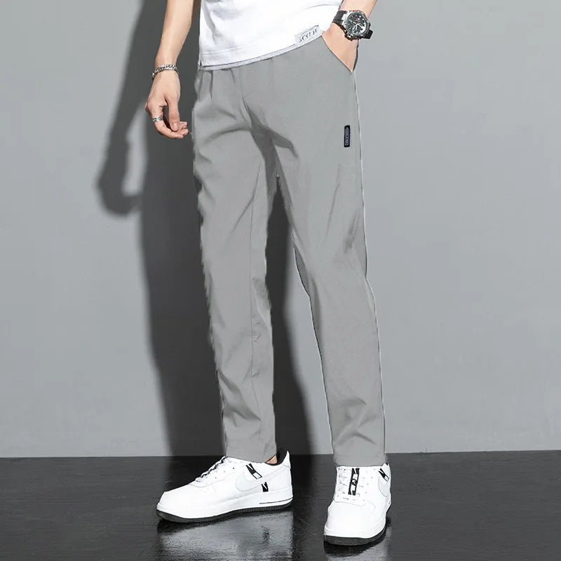 Men's Summer Ice Silk Trousers