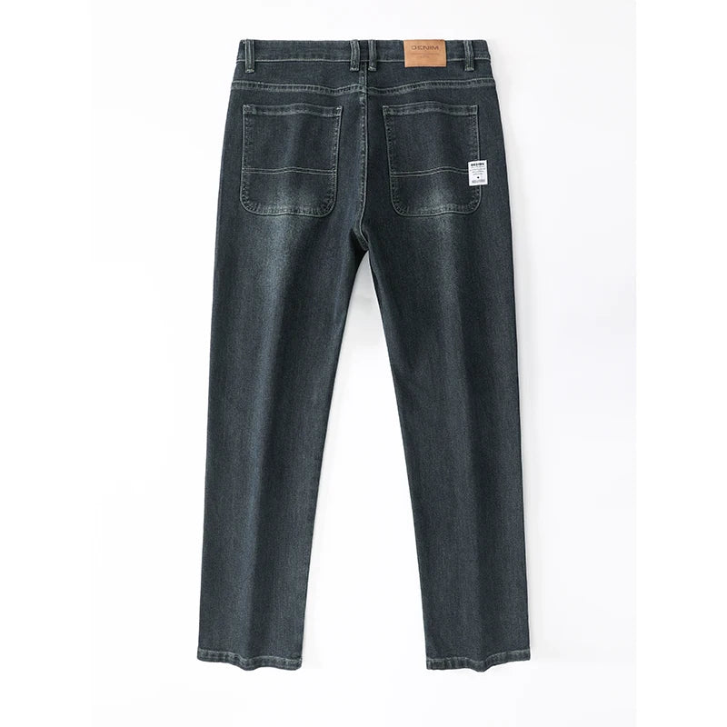 Men's Straight-Leg Wide-Leg Business Casual Trousers