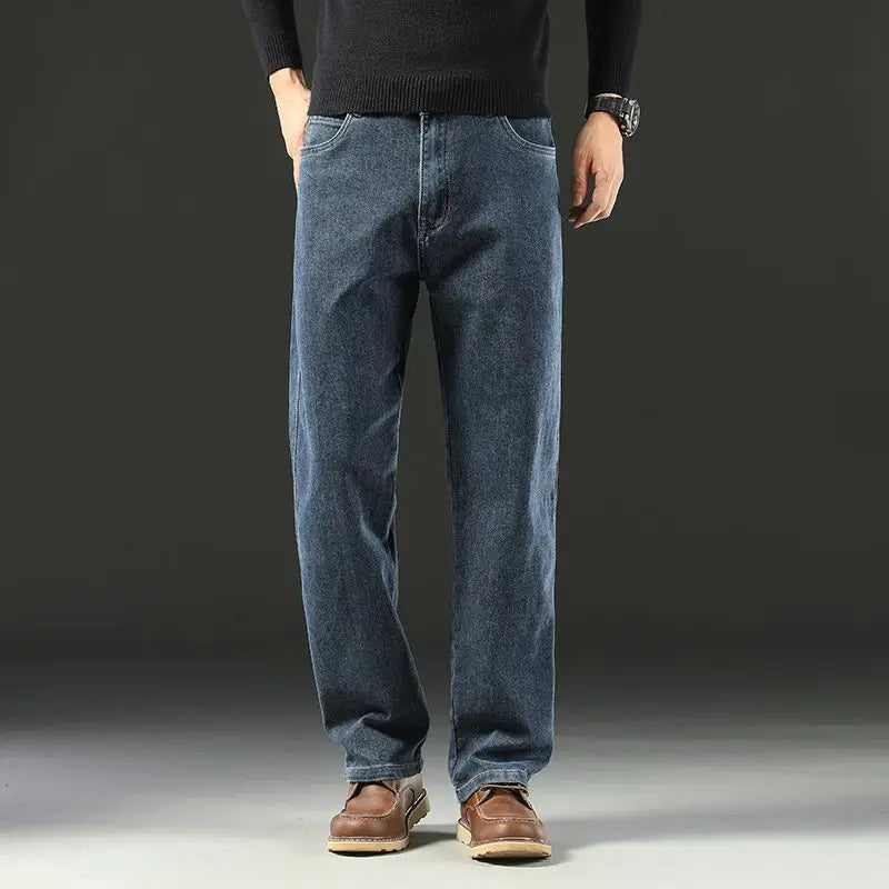 Men's Loose-Fit Denim Jeans (Spring/Autumn)