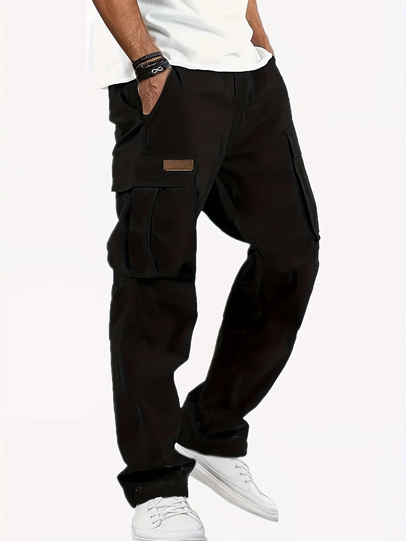American-Style High-Street Multi-Pocket Cargo Pants
