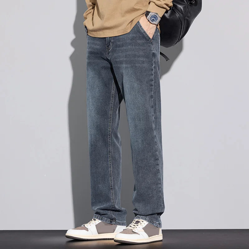 Men's Loose-Fit Straight-Leg Jeans